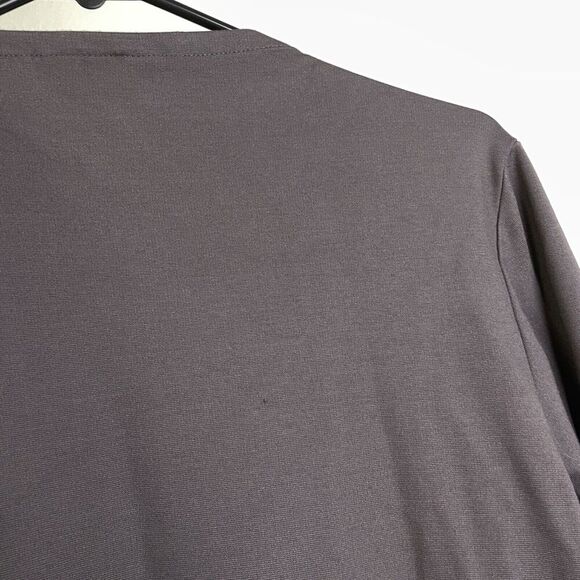 Bryn Walker Modal Cardigan Sweater Medium Brown Open Front Waterfall Stretch * - Picture 12 of 14